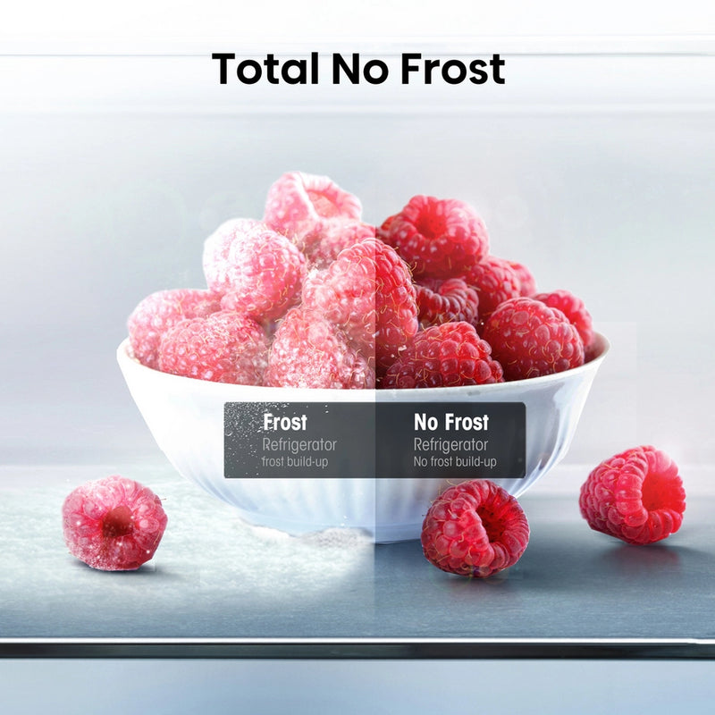 Hisense RB395N4BCE 60/40 Total No Frost Fridge Freezer - Stainless Steel