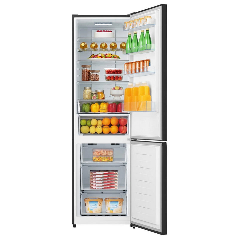 Hisense RB435N4BFE 59.5cm 60/40 Total No Frost Fridge Freezer - Black