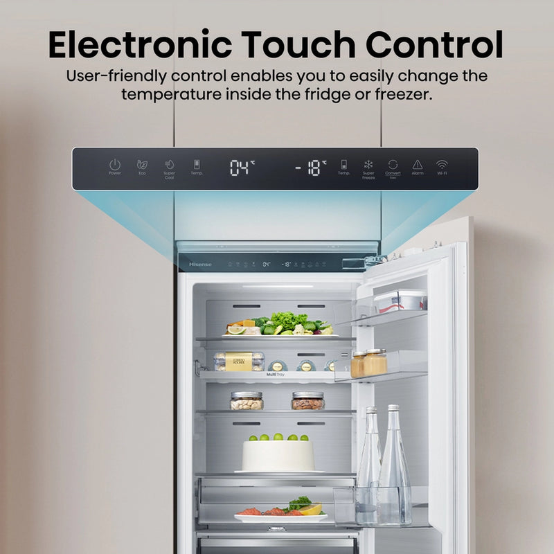 Hisense RB5B250SSWC1 Integrated 60/40 Total No Frost Fridge Freezer
