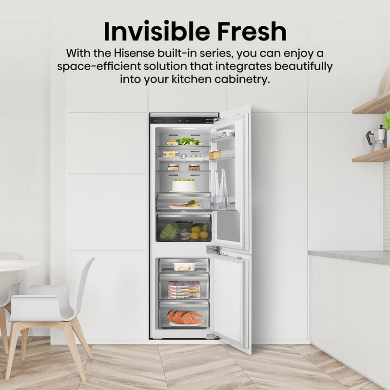 Hisense RB5B250SSWC1 Integrated 60/40 Total No Frost Fridge Freezer