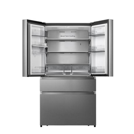 Hisense RF749N4SWSE 91.4cm American Style Fridge Freezer - Stainless Steel - Bonus Superstore