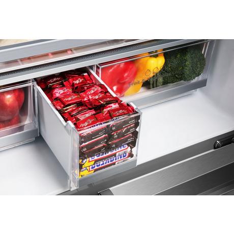 Hisense RF749N4SWSE 91.4cm American Style Fridge Freezer - Stainless Steel - Bonus Superstore