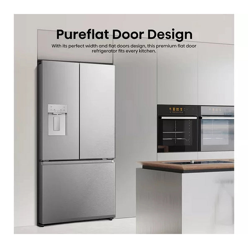 Hisense RF815N4SESE Total No Frost Plumbed American Fridge Freezer - Silver