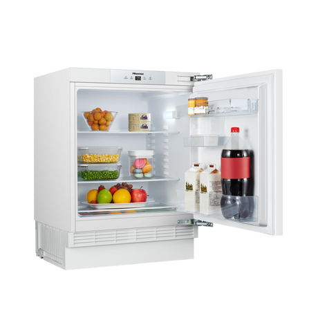 Hisense RUL178D4AWE 59.5cm Intergrated Undercounter Larder Fridge - White - Bonus Superstore