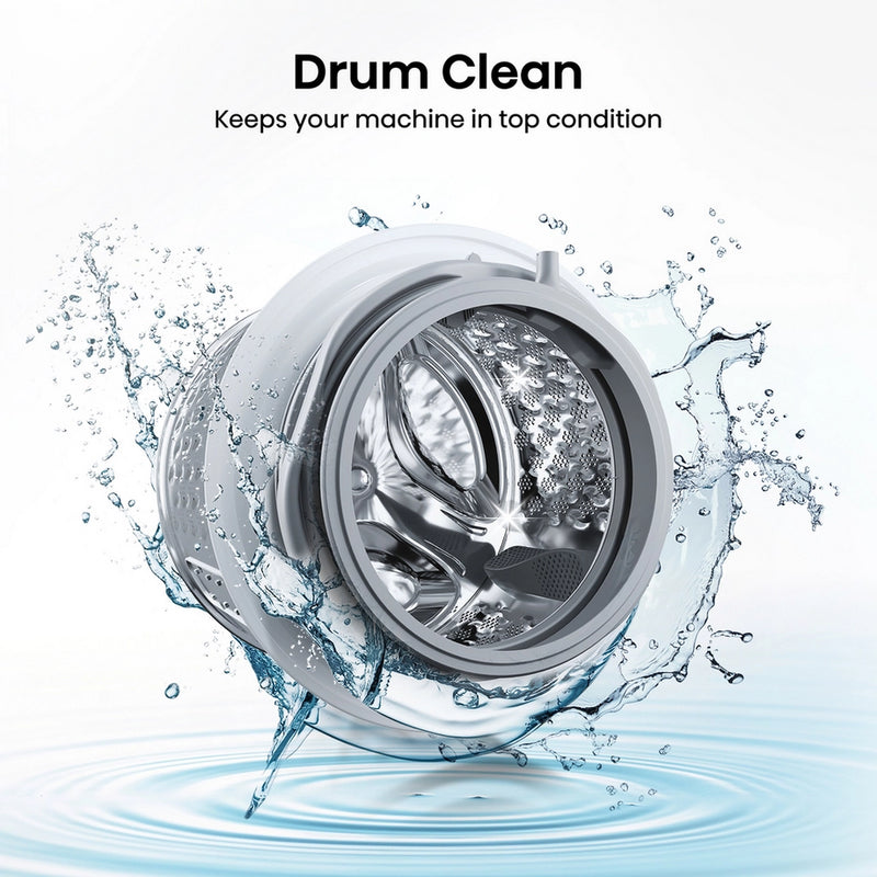 Hisense WF1Q8041BW 8kg 1400 Spin, Steam Washing Machine - White