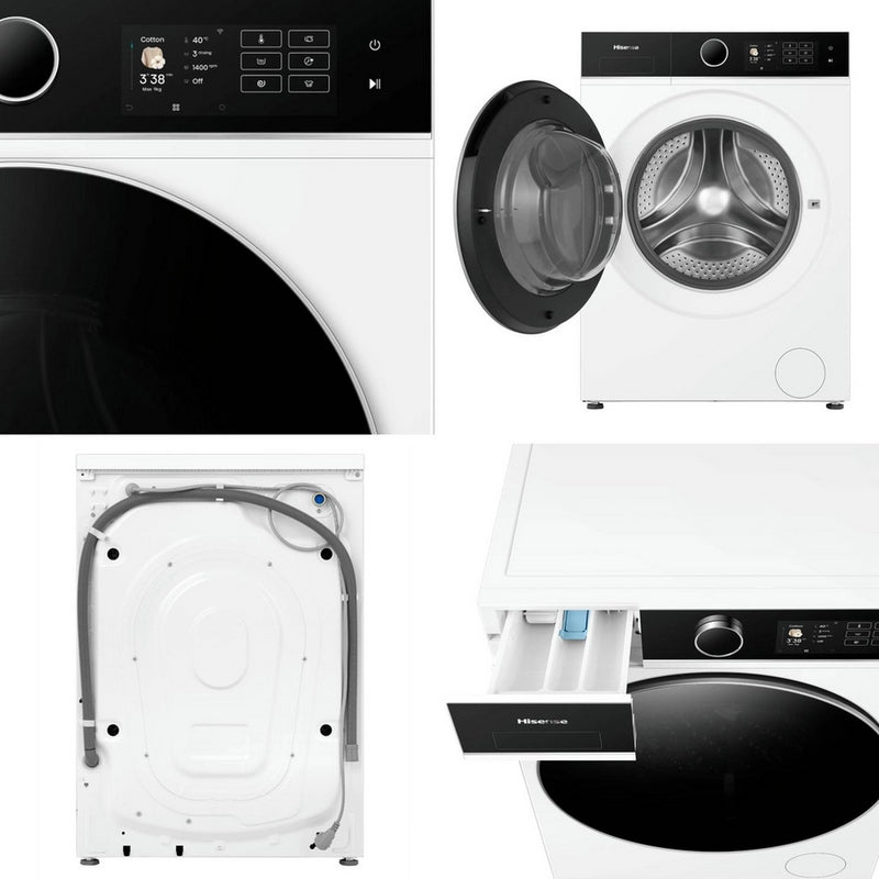 Hisense WF5I9043BWFS 9kg 1400 Spin Washing Machine - White