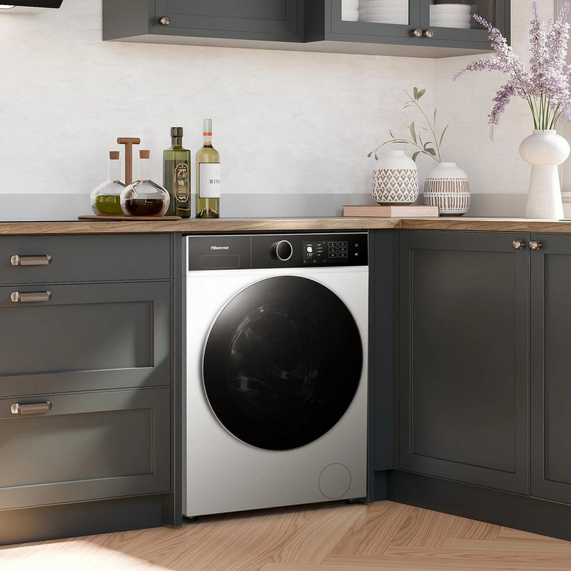 Hisense WF5I9043BWFS 9kg 1400 Spin Washing Machine - White