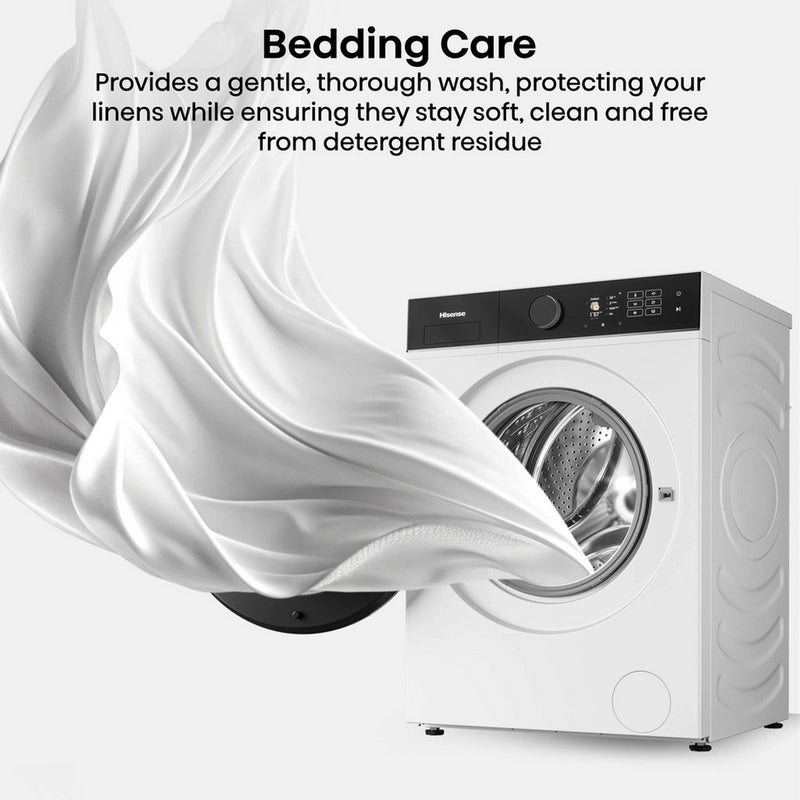 Hisense WF5I9043BWFS 9kg 1400 Spin Washing Machine - White