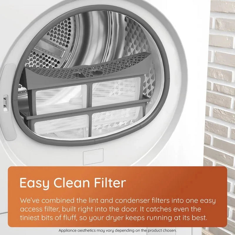 Hotpoint CHD93MWWSUK 9kg Heat Pump Tumble Dryer with Pet Hair Care - White