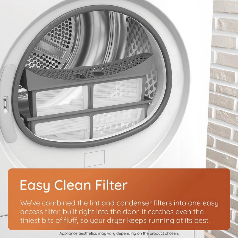 Hotpoint CHD93MWWUK 9kg Heat Pump Tumble Dryer with PetHairCare - White - Bonus Superstore