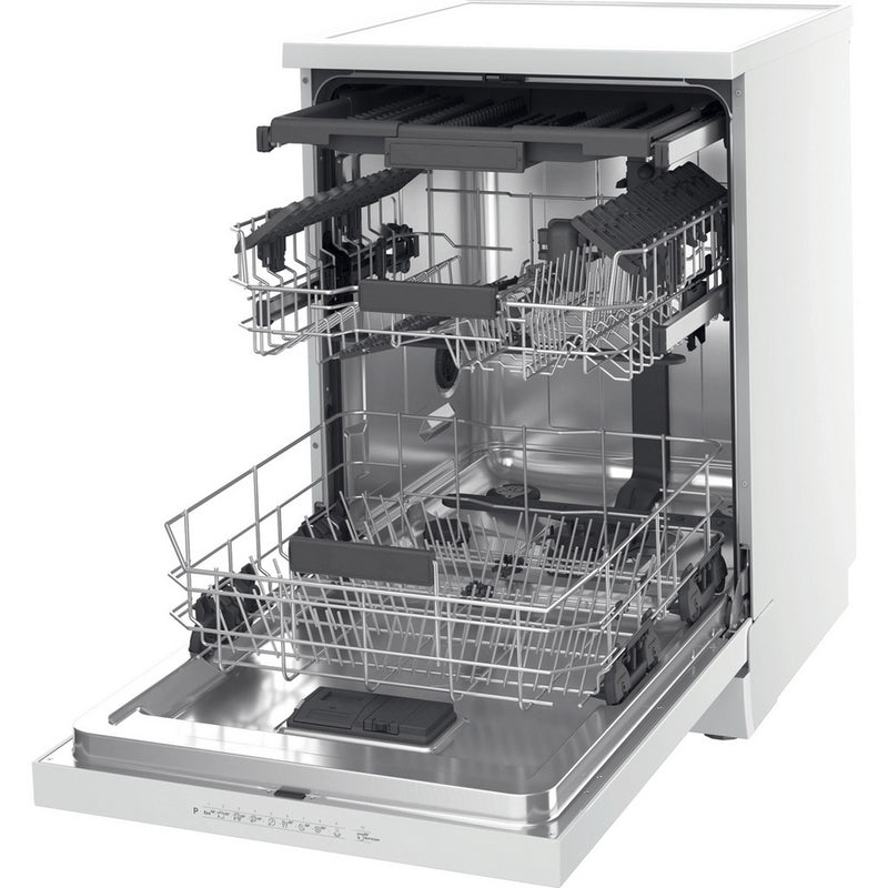Hotpoint Maxi Space H7FHP43WUK Dishwasher with Third Rack - White - 15 Place Settings