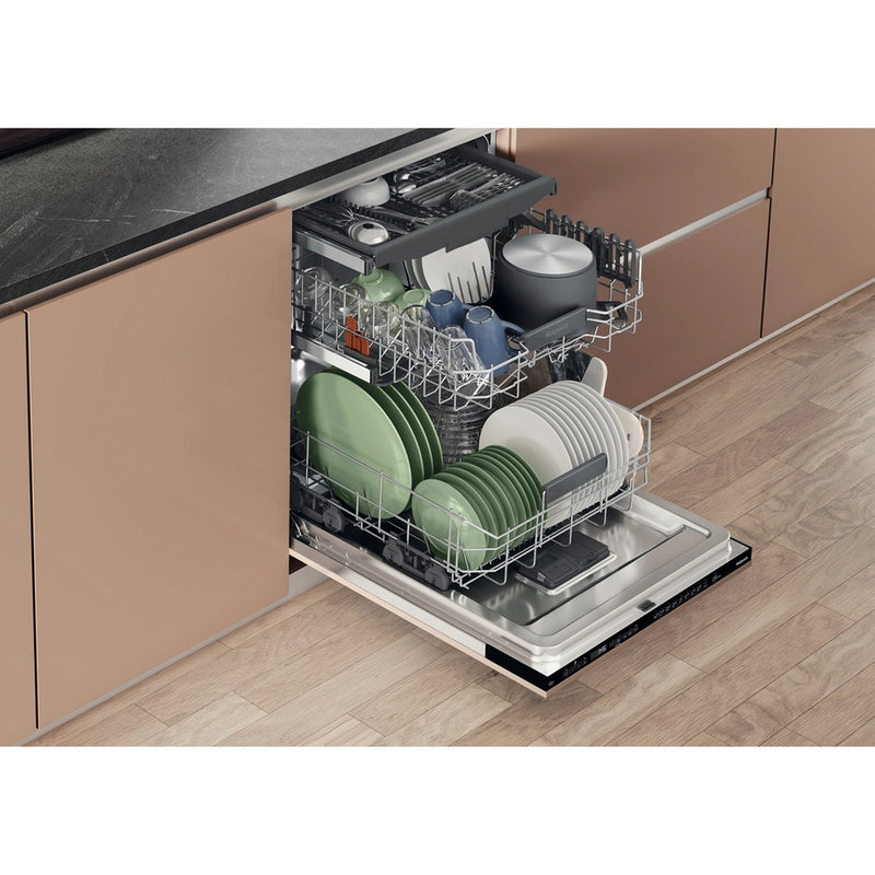 Hotpoint Maxi Space H7IC16M6 UK Integrated Dishwasher with Third Rack - 16 Place Settings