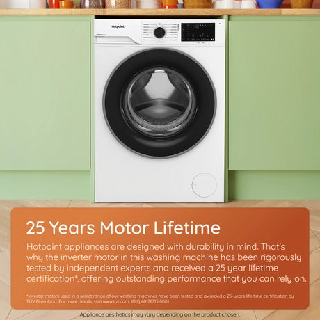 Hotpoint HBWH 93 CARE UK 9kg 1400 spin Washing Machine White