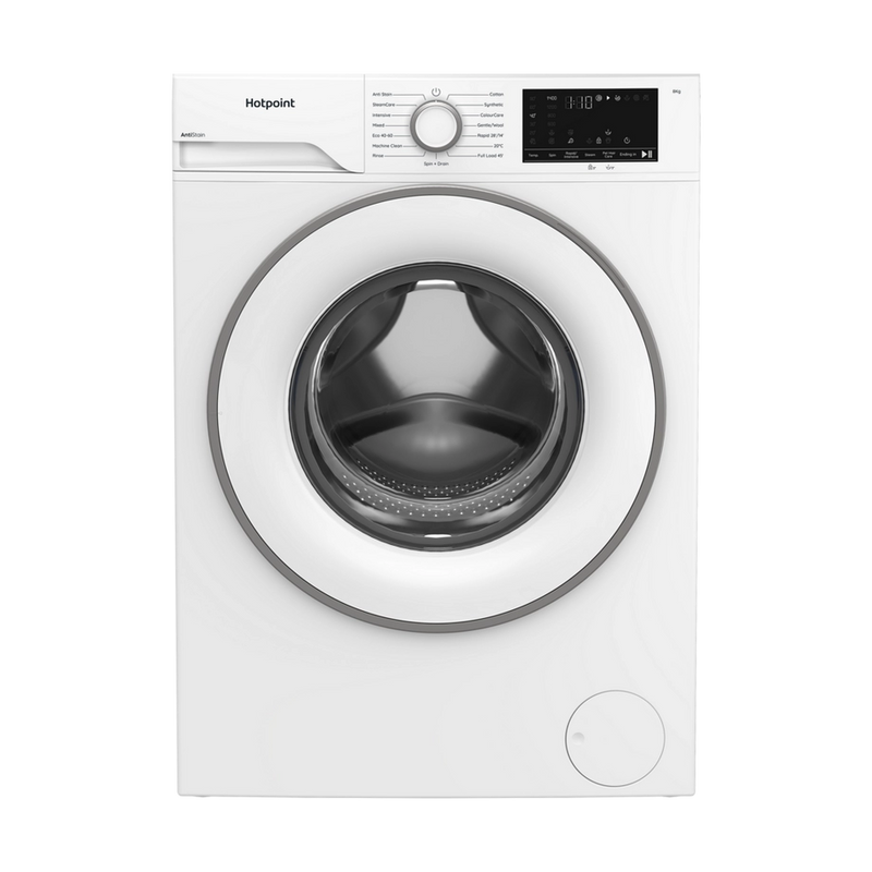 Hotpoint HEV841WUK 8kg 1400 Spin Washing Machine - White