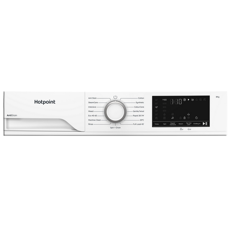 Hotpoint HEV841WUK 8kg 1400 Spin Washing Machine - White