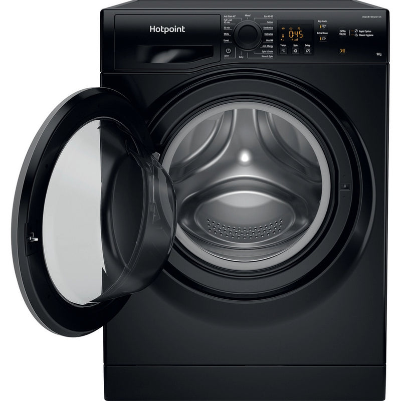 Hotpoint NSWF946BSUK 9kg 1400 Spin Washing Machine - Black