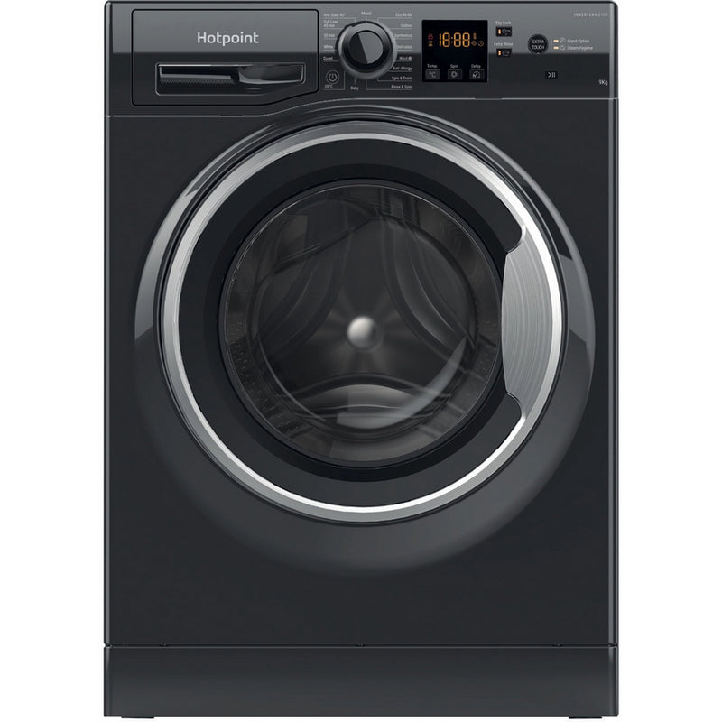 Hotpoint NSWF946BSUK 9kg 1400 Spin Washing Machine - Black