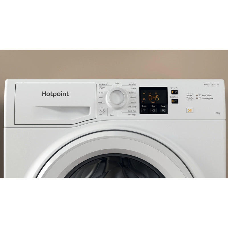 Hotpoint NSWF946WUK 9kg 1400 Spin Washing Machine - White