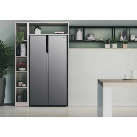 Hoover HHSBSO-6174XK-1 91cm 60/40 Frost Free American Fridge Freezer - Stainless Steel - Bonus Superstore