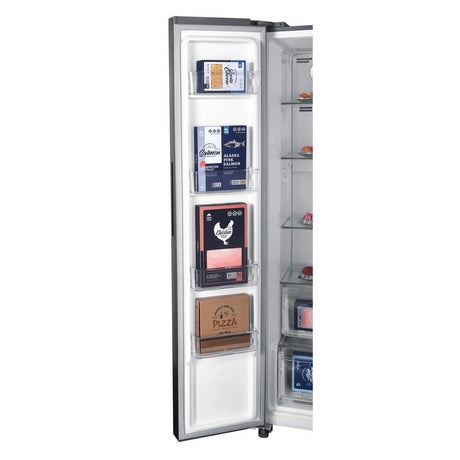 Hoover HHSBSO-6174XK-1 91cm 60/40 Frost Free American Fridge Freezer - Stainless Steel