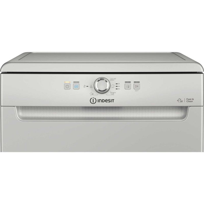 Indesit D2FHK26SUK Dishwasher: full size, silver - Bonus Superstore