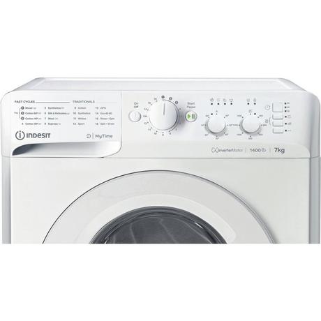 Indesit MTWC71485WUK 7kg 1400 Spin Washing Machine - White - Bonus Superstore