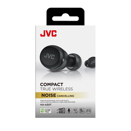 JVC HA-A30T-B-U Wireless Noise Cancelling In Ear Headphones - Black JVC