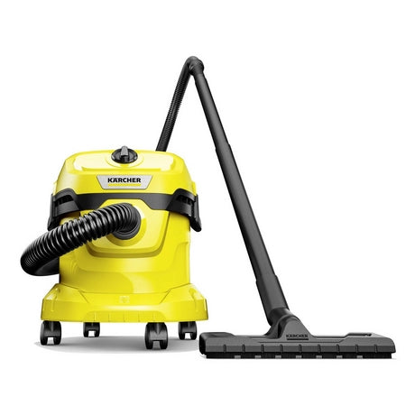 Karcher WD2PLUS Wet & Dry Vacuum Cleaner - Yellow - Bonus Superstore
