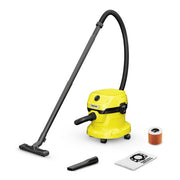 Karcher WD2PLUS Wet & Dry Vacuum Cleaner - Yellow - Bonus Superstore