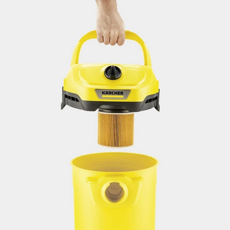 Karcher WD2PLUS Wet & Dry Vacuum Cleaner - Yellow - Bonus Superstore