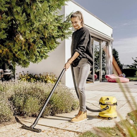 Karcher WD2PLUS Wet & Dry Vacuum Cleaner - Yellow - Bonus Superstore