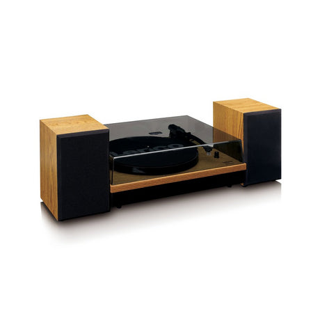 Lenco A003106 Lenco LS-300 Turntable & Hi Fi Speakers - Wood Lenco