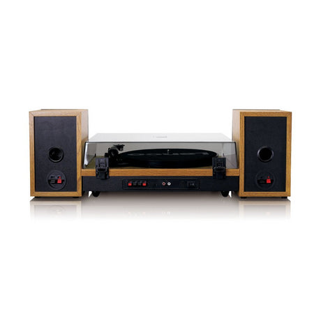 Lenco A003106 Lenco LS-300 Turntable & Hi Fi Speakers - Wood