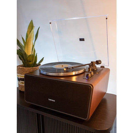 Lenco A005464 Lenco LS-470WA Turntable with built-in speaker - Dark Walnut