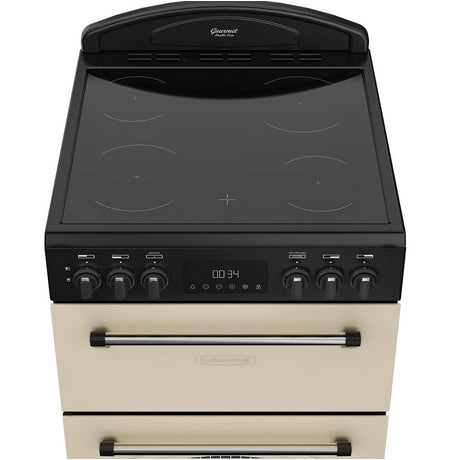 Leisure CLB60ECC 60cm Double Oven Electric Range Cooker - Cream - Bonus Superstore