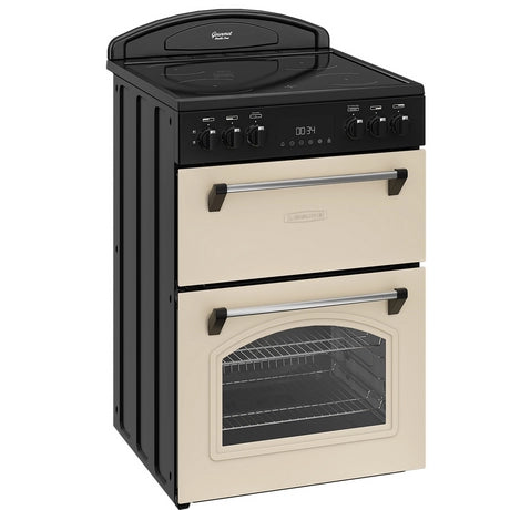 Leisure CLB60ECC 60cm Double Oven Electric Range Cooker - Cream - Bonus Superstore