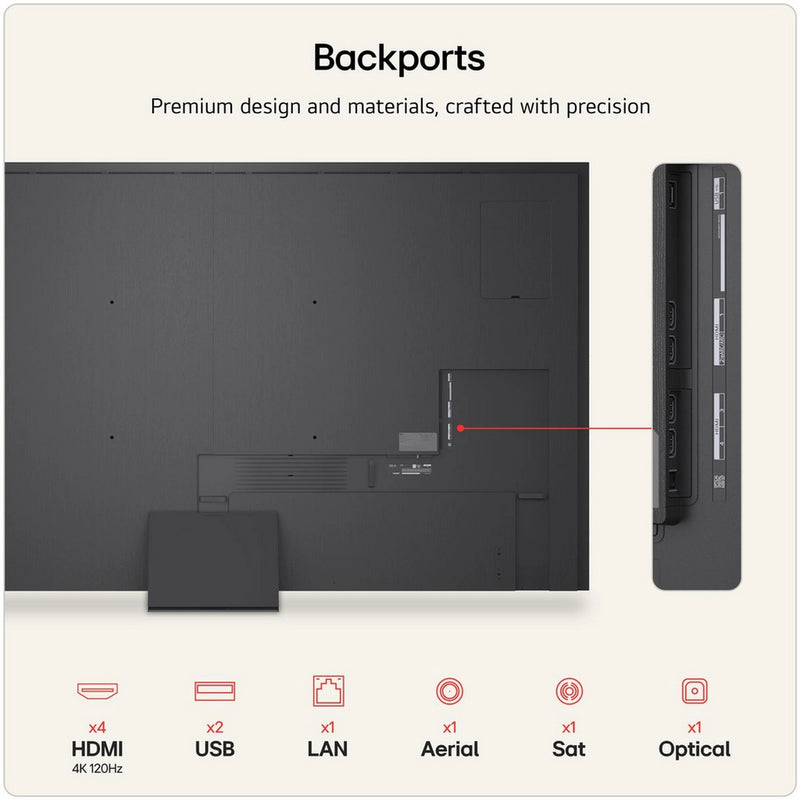 LG 100QNED87B6.AEK 100" 4K QNED evo AI Smart TV