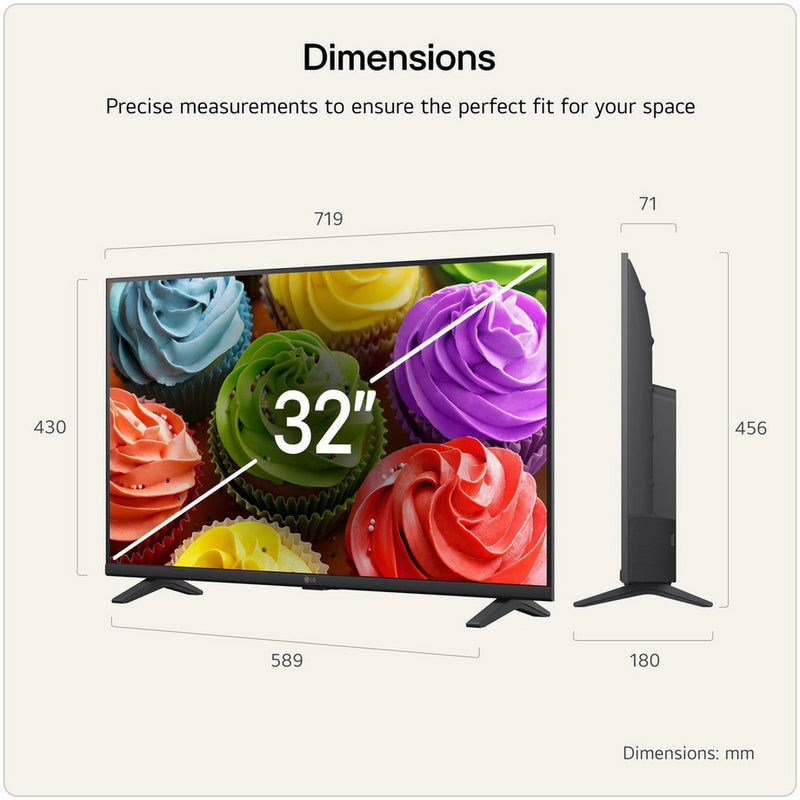 LG 32LB650B6LA.AEK 32" 4K LED AI HD Smart TV