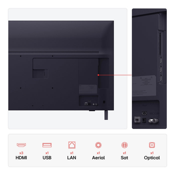 LG 43UA74006LB.AEK 43" 4K Ultra HD Smart TV