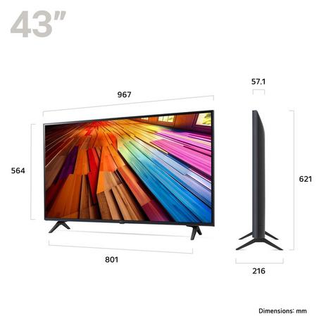 LG 43UT80006LA.AEK 43" 4K LED Smart TV
