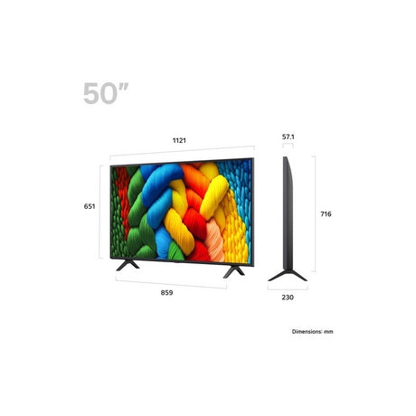 LG 50NANO80A6B.AEK NanoCell 50" 4K UHD Smart TV