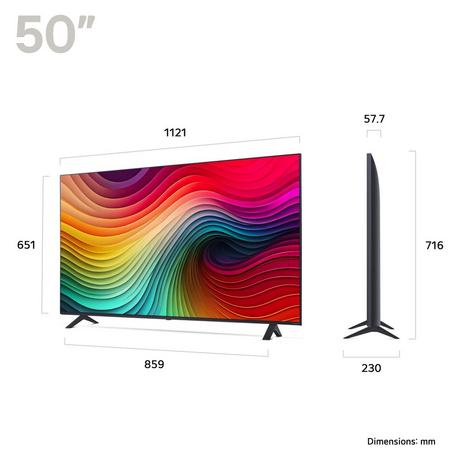 LG 50NANO81T6A.AEK 50" 4K NanoCell Smart TV