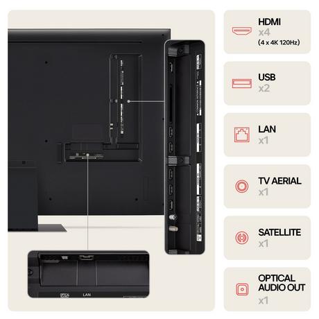 LG 50QNED87T6B.AEK 50" 4K Smart TV - Essence Graphite