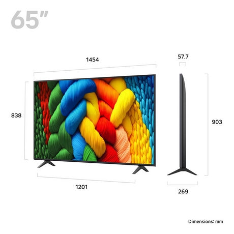 LG 65NANO80A6B.AEK 65" 4K Ultra HD Nanocell Smart TV - Bonus Superstore