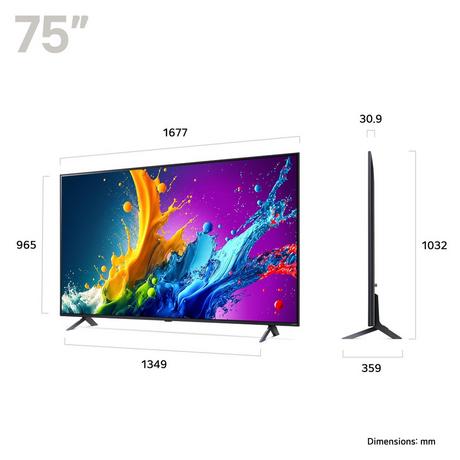LG 75QNED80T6A.AEK 75" 4K QNED Smart TV