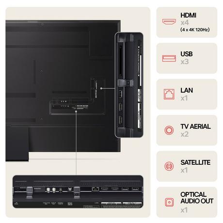 LG 86QNED99T9B.AEK 86" 8K Smart TV - Satin Silver