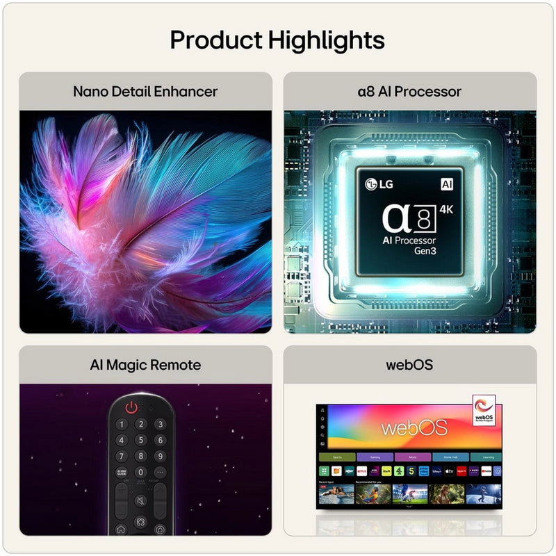 LG 98NU900B6LB.AEKQ 98" 4K QNED AI Smart TV