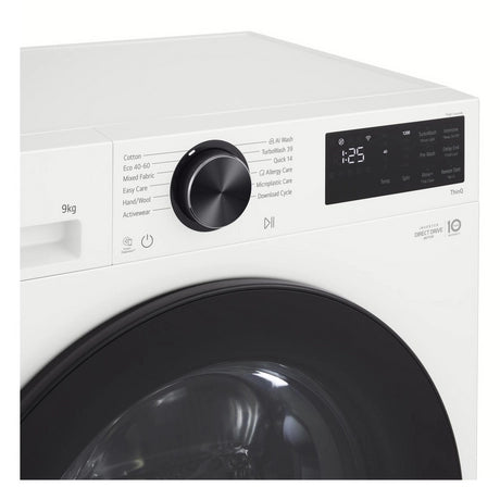 LG F2X50S9TWB 9kg 1200 Spin Washing Machine - White - Bonus Superstore