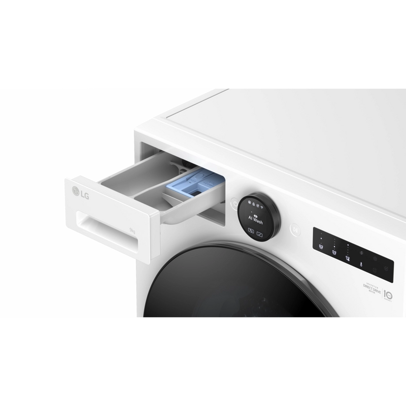 LG F4X7009TWB 9kg 1400 Spin Washing Machine - White - Bonus Superstore