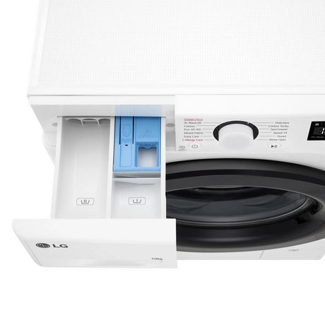LG F4Y510WBLN1 10kg 1400 Spin Washing Machine - White - Bonus Superstore